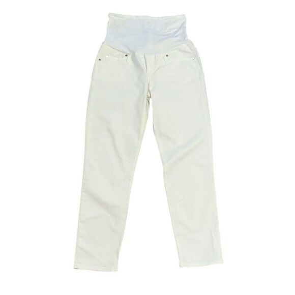 GAP White Maternity True Skinny Crop Jeans(Size 28reg) - Picture 3 of 8